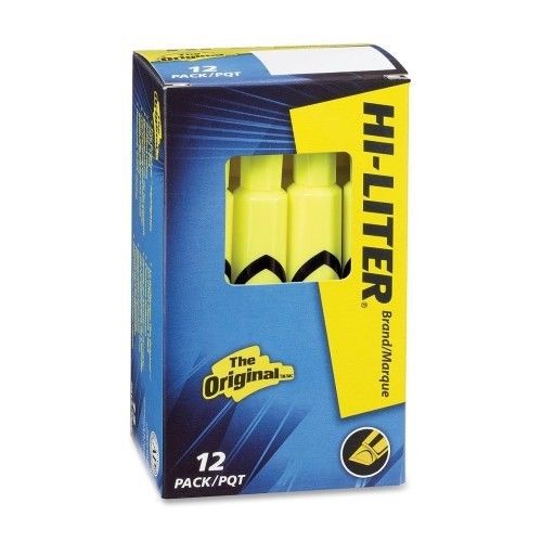 Avery Consumer Products Hi-Liter Desk Style Highlighter, Chisel Tip, 12/Pack
