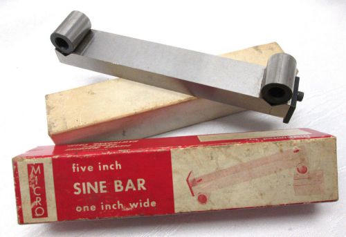 5&#034; SINE BAR (1&#034; WIDE) BY MICRO FISHER