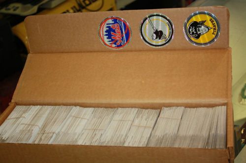 300 BASEBALL VENDING MACHINE STICKERS W/ CARDBOARD SLEEVES