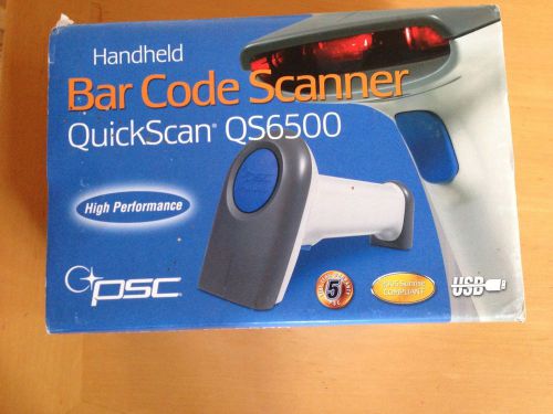 PSC QuickScan 6500 Handheld Linear Imager Barcode Scanner, QS6500 With Box +++