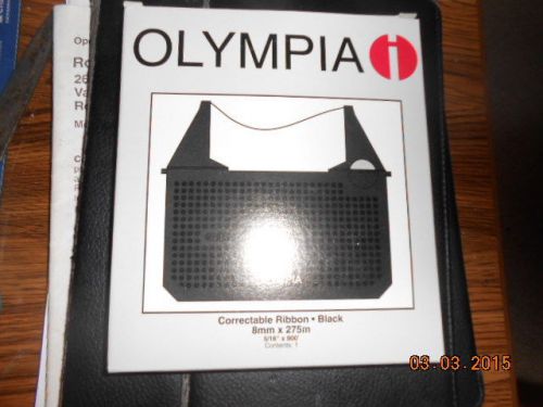 Olympia (genuine) Correctable Ribbon  *  Black   Stock No. 80179