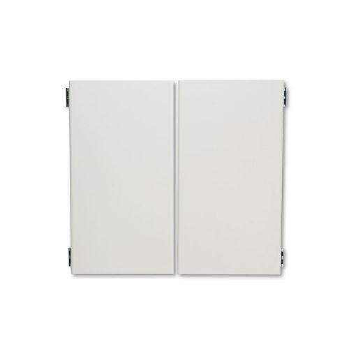 38000 Series Hutch Flipper Doors For 60&#034;w Open Shelf, 30w x 16h, Light Gray