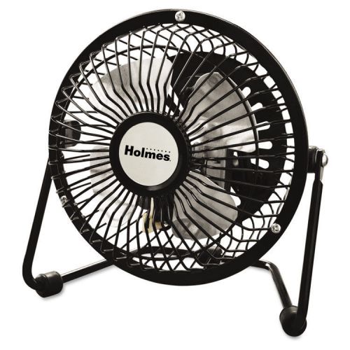 Mini high velocity personal fan, one-speed, black for sale