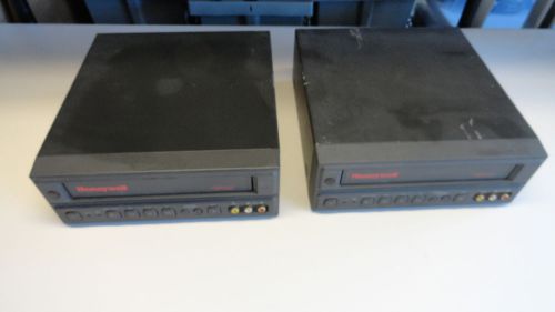 Lot of 2 Honeywell HTR62 VCR VideoCassette Recorder - Untested