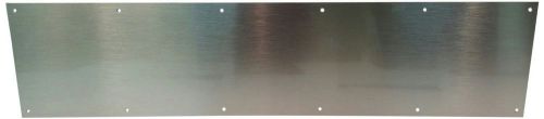 Don-Jo 90 Metal Kick Plate, Satin Stainless Steel Finish, 30&#034; x 6&#034;, 3/64&#034; Thick