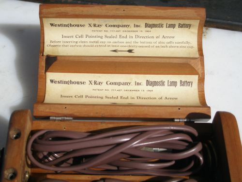 Westinghouse Xray Co. Diagnostic lamp tester