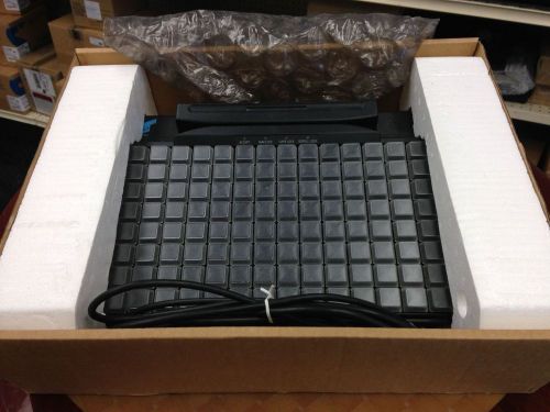 Preh commander mc128wx programmable point-of-sale keyboard and card reader black for sale