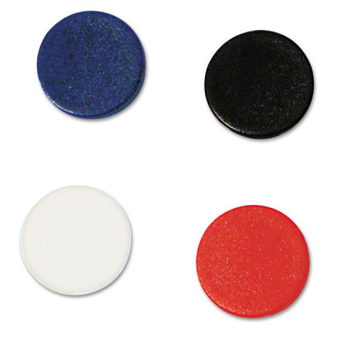 Interchangeable Magnetic Characters, Circles, Assorted, 3/4&#034; Dia, 10/Pack