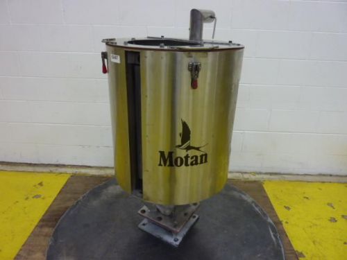 Motan stainless steel hopper #62487 for sale
