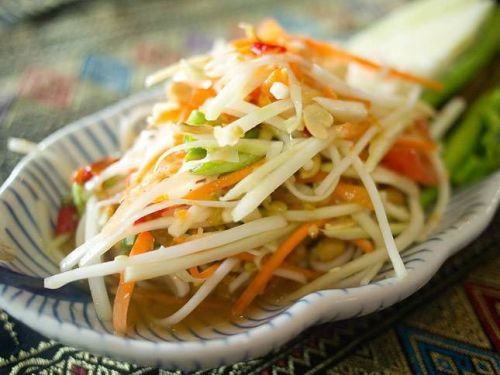 Street Food Recipe Cuisine Papaya Salad Somtum Taste Delivery FREE SHIPPIN 4