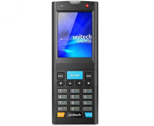 Unitech srd650 wifi and bt handheld computer barcode scanner reader inventory for sale