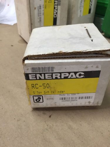 ENERPAC RC-50, Cylinder, Steel, 5 Ton, 0.63 In Stroke NEW IN THE BOX!!!