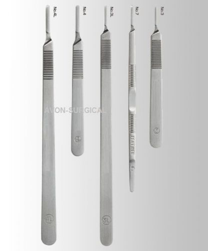 5 O.R GRADE ASSORTED SCALPEL KNIFE HANDLES SURGICAL VETERINARY INSTRUMENTS