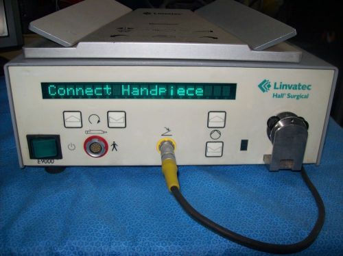 Linvatec Hall E9000 Surgical Drive System w/ Foot Pedal Switch - Arthroscopy