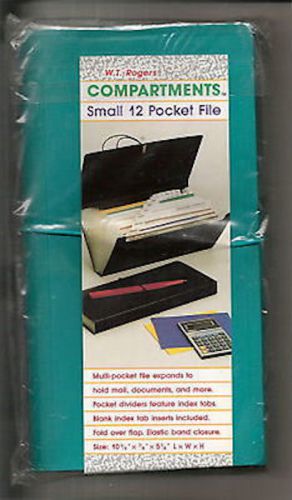 W.T. Rogers Compartments Small 12 pocket file