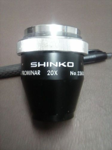 Shinko SG Prominar 20X Comparator Lens# 22632 Free Shipping Kowa Co.