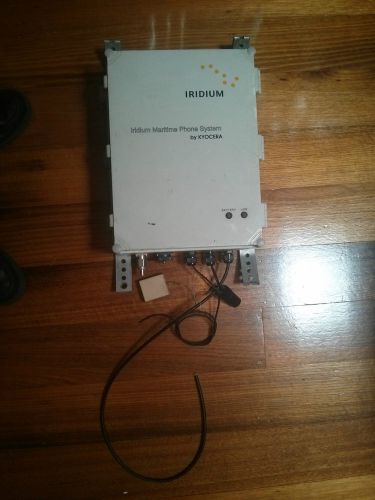 Kyocera iridium satellite phone kit for boat \ marine \ ship \ maritime for sale