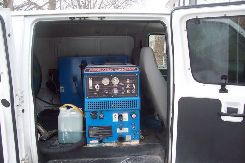 2 Carpet Cleaning Truck Mounts, 18hp Prochem Legend, 1 Ford Van