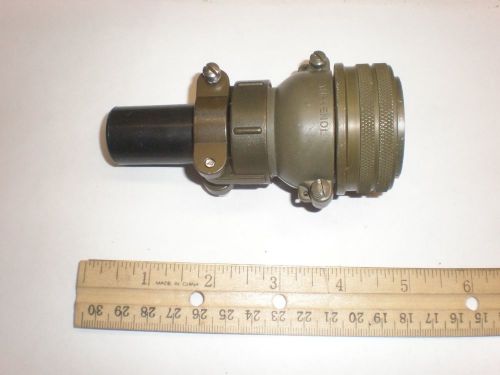 Used - ms3106b 28-9s (sr) with bushing - 12 pin plug for sale