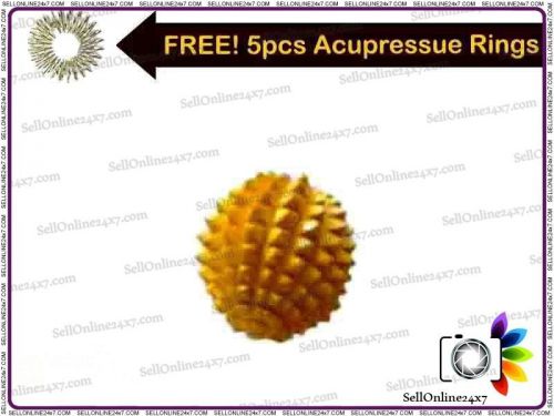 New Wooden Energy Pyramidal Ball Messager - Acu. Acupuncture Therapy Exercise