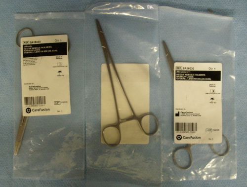 Lot of 3 care fusion allegiance heagar needles holders #sa16030- new in package for sale