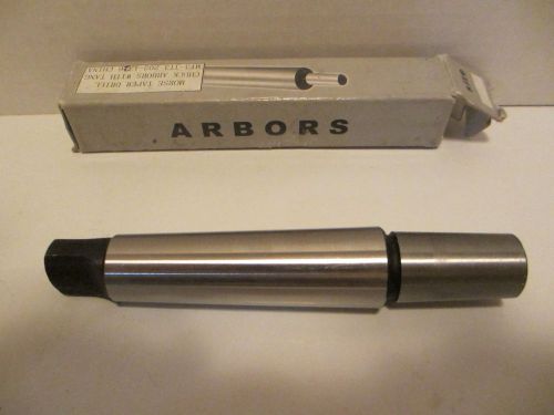 MORSE TAPER DRILL CHUCK ARBOR WITH TANG