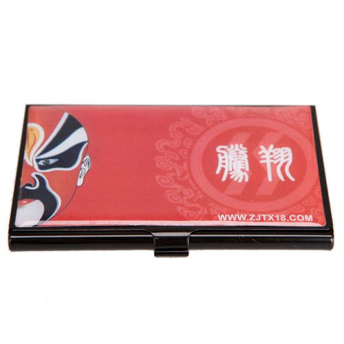 5 x peking opera pattern business credit id card electrochemical card holder for sale