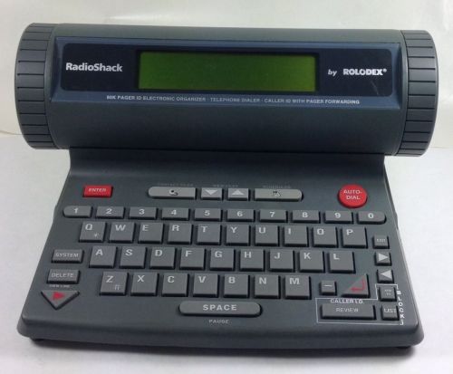 Radio Shack Electronic Rolodex 48K - Directory - Organizer -Phone Dialer