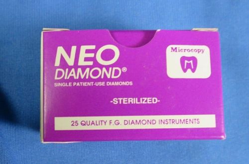 Box of 25 Microcopy NeoDiamond FG Instruments, Wheel tip #2024C