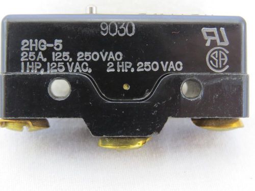 Unimax 2hg-5  pin plunger action switch , normally open or closed connections for sale