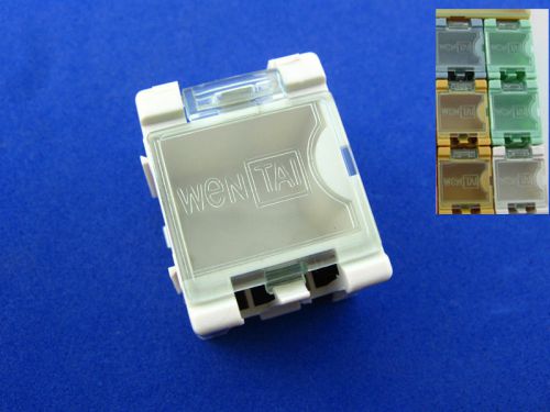 100pc  SMT SMD Electronic Component Box,Plastic Storage Box, 5 color,each 20pcs