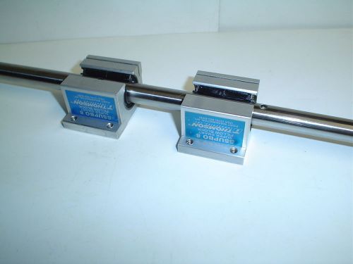 Thomson ssupbo 8 pillow blocks with 22” rail for sale