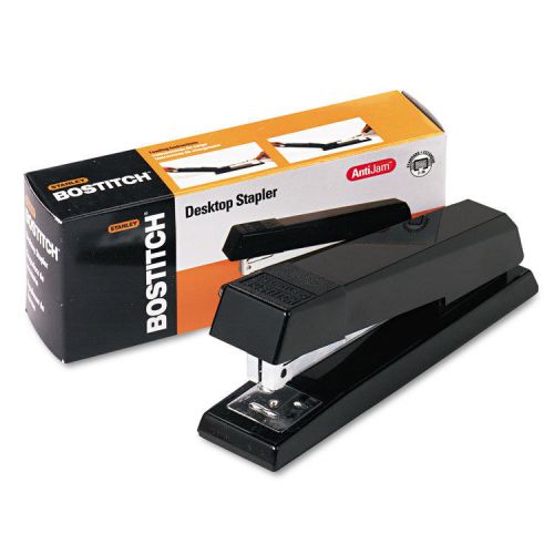 NoJam Full Strip Stapler, 20-Sheet Capacity, Black