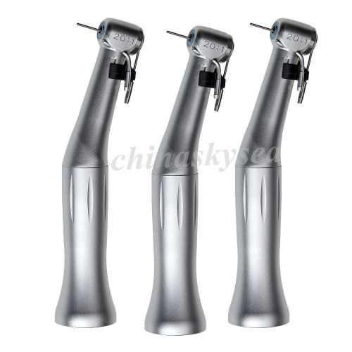3pcs dental implant reduction 20:1 nsk low speed contra angle style handpiece ce for sale
