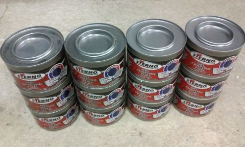 12pk Heat Methanol Gel Sterno Chafing Fuel Cooking Fuel 7oz 2.5 hours