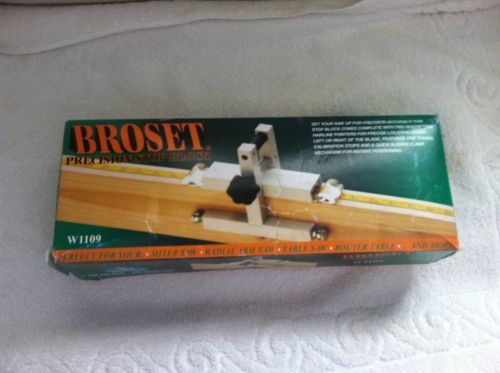 New woodstock w1109 broset precision stop block for sale