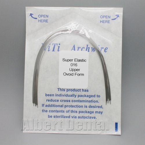 1 bag supper elastic niti arch dental orthodontic wire(round) 016 upper for sale