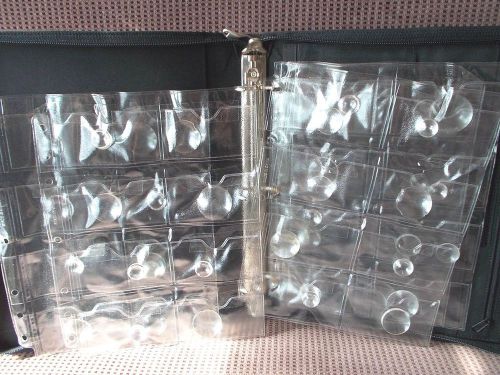 40 loose magnifying  glass lenses1.25&#034; to 0.75&#034;