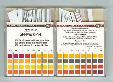 SEOH 0-14 pH indicator strips 100/box Brand New!