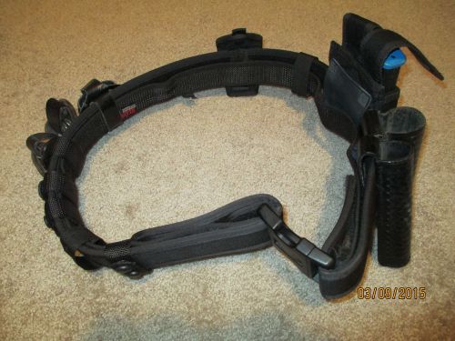 Law enforcment nylon duty belt w/ accessories for sale