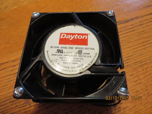 Dayton Axial Fan, Model 5C115A