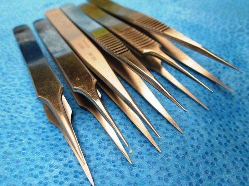 (6) jeweler type forceps for sale
