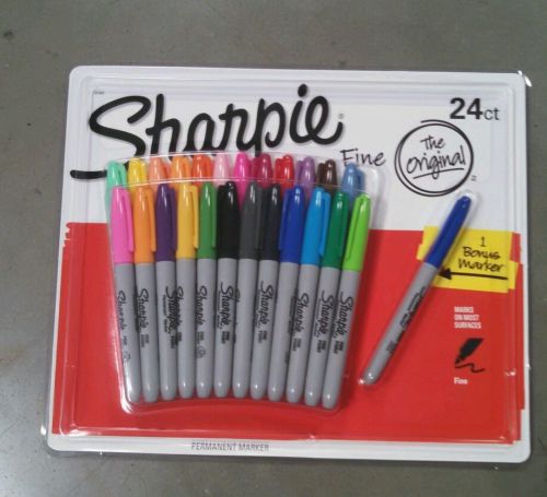 UNOPENED Sharpie Markers MULTI COLORS 24- Count + 1 Free BRAND NEW