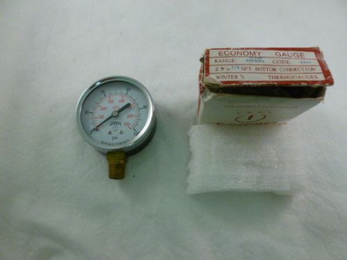 Winters 2 1/2 &#034; 0-100 psi &amp; US Gauge 2&#034; 0-200 psi gauges-one price for 2! A504