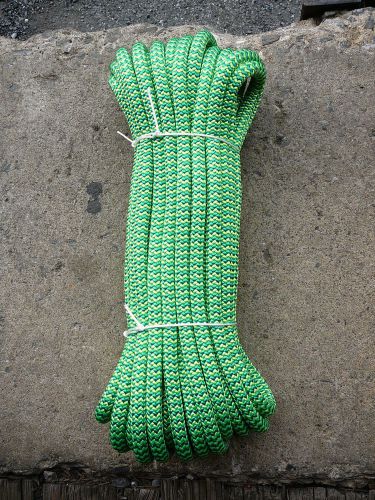 Yale xtc-24 strand arborist rope, tree climbing line, sling 7/16&#034; x 64&#039; green for sale