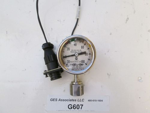 US GAUGE  Vacuum Switch with Gauge 0-30Hg 0-100PSI
