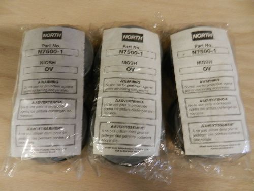 North N7500-1 Filter Replacement Cartridge 3 pairs 6 filters total, Sealed