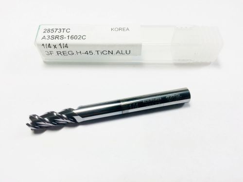 1/4&#034; YG ALU-POWER Carbide TiCN 3 Flute for Aluminum End Mill (N 706)