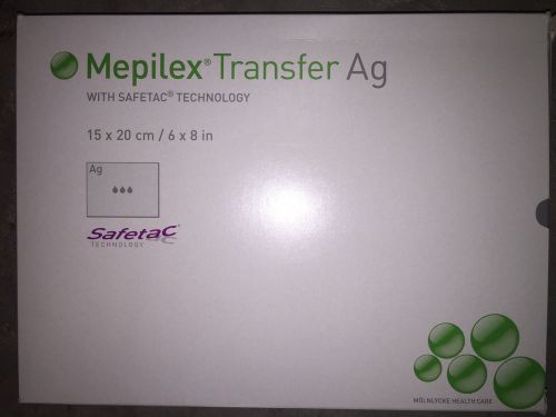 MEPILEX TRANSFER AG  6X8  10/BX MOLNLYCKE 394890