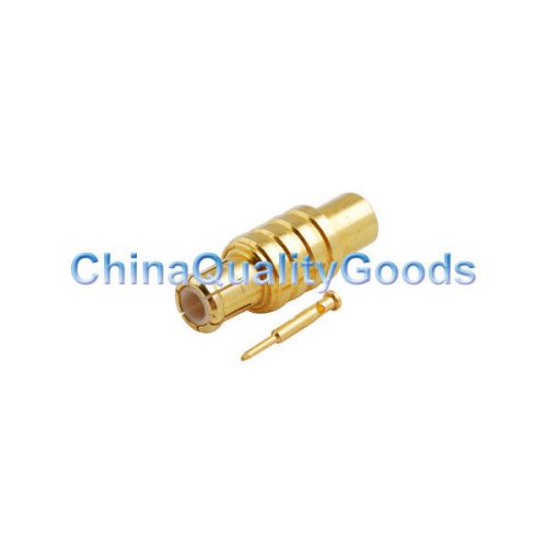 MCX Solder Male Straight connector Solder for .086&#034; cable RG405
